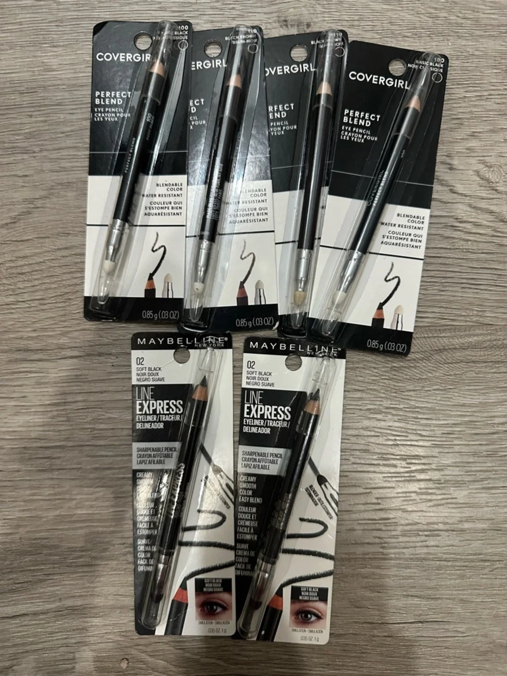 CoverGirl & Maybelline Black Eye Pencil Duo